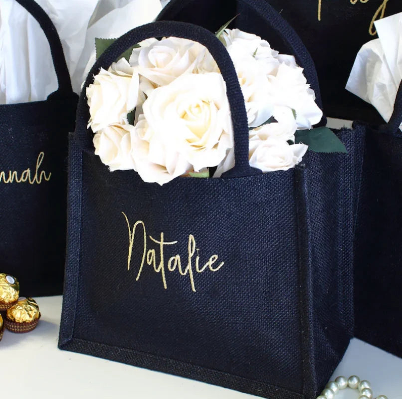 Canvas Bridesmaid Personalised Tote Bag I'm Getting Married.