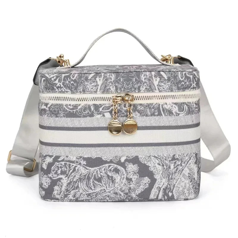 Personalised Canvas Bridesmaid Vanity Makeup Bag I'm Getting Married.