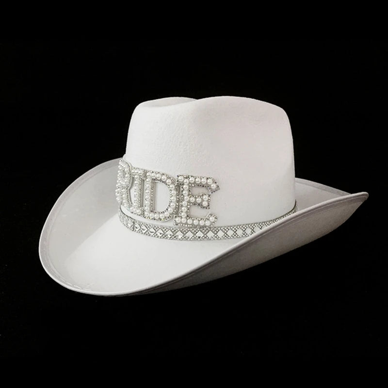 Bride Cowgirl Hat for Wedding Hen's Party I'm Getting Married.