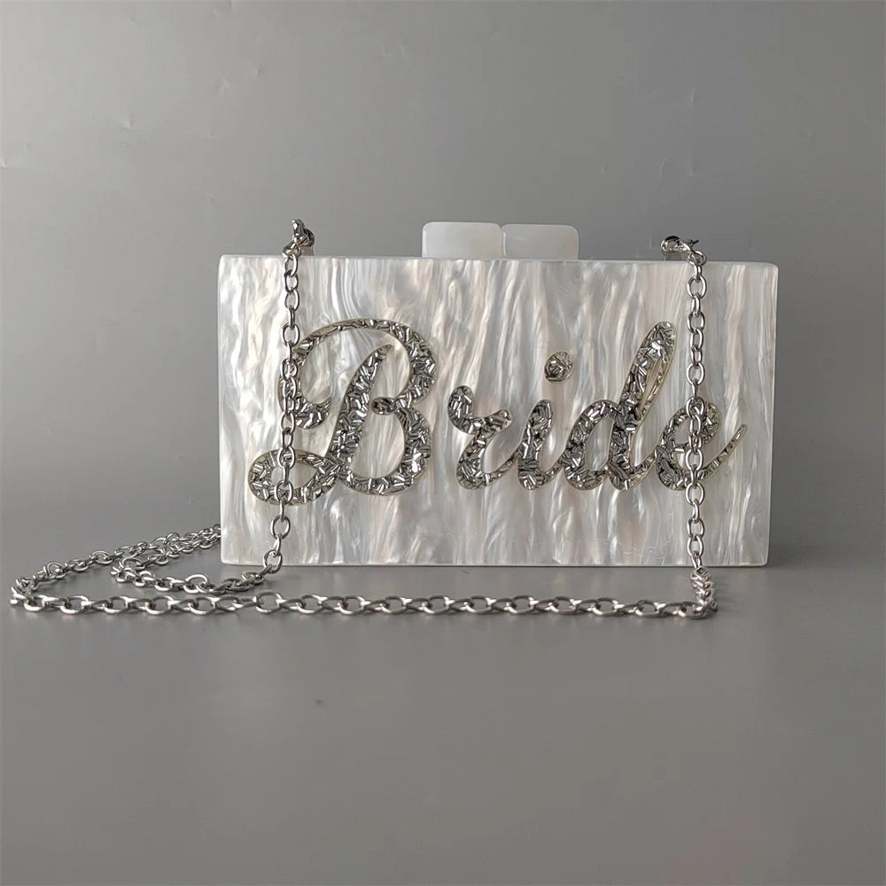 Bride Vintage Acrylic Clutch – A Bridal Statement Piece I'm Getting Married.