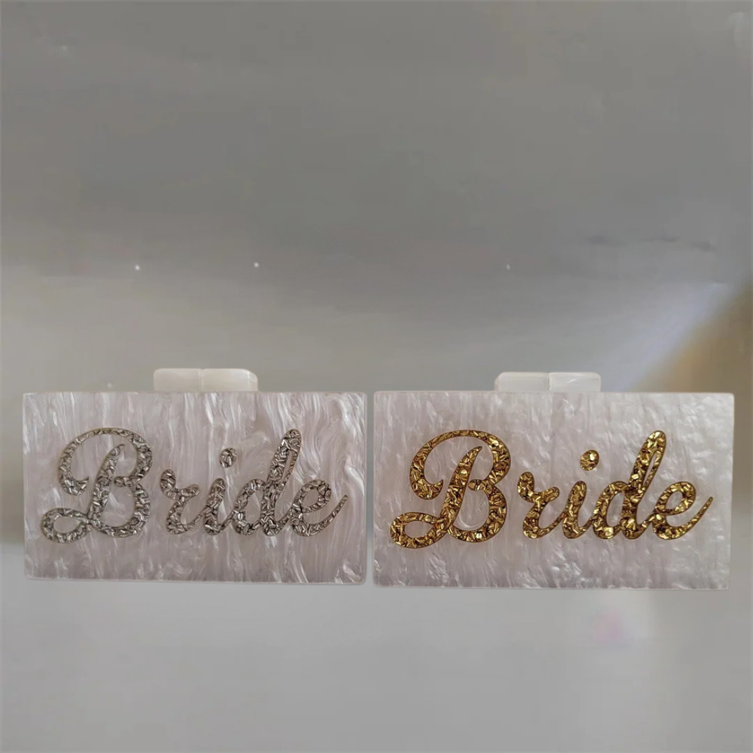 Bride Vintage Acrylic Clutch – A Bridal Statement Piece I'm Getting Married.