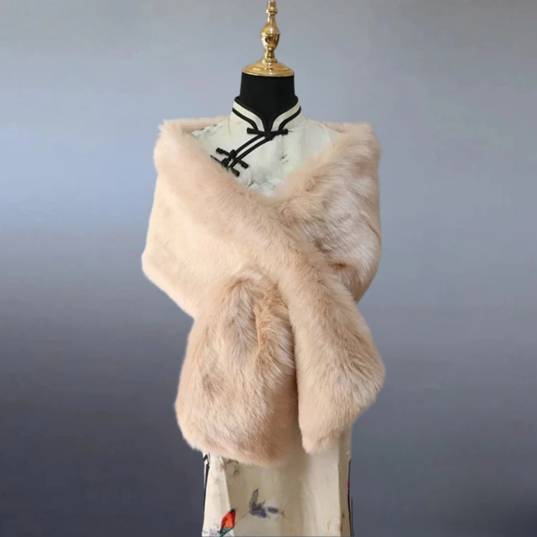 Wedding Faux Fur Cape for the Winter Weddings I'm Getting Married.