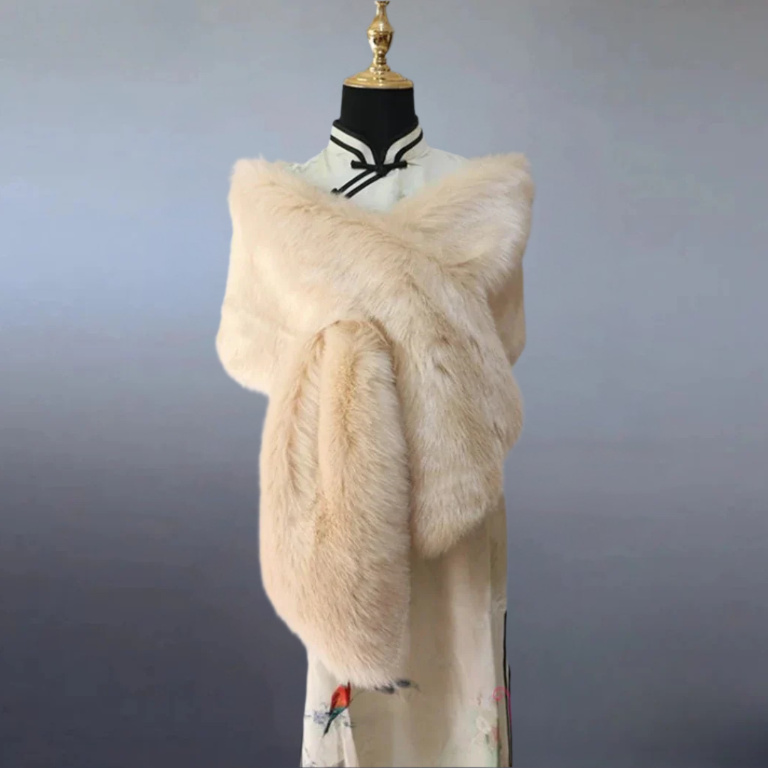 Wedding Faux Fur Cape for the Winter Weddings I'm Getting Married.