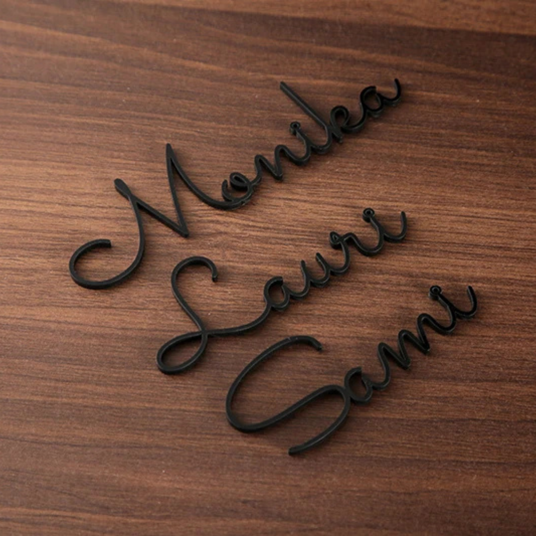 Personalised Laser Cut Names Place Cards I'm Getting Married.