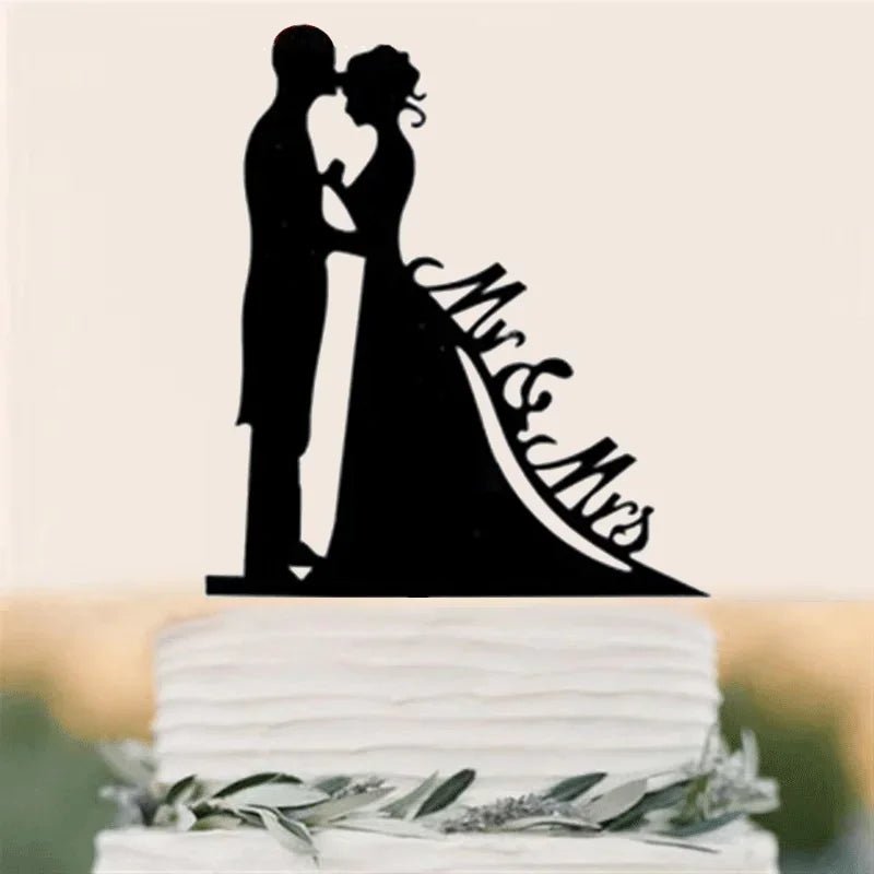 Acrylic Wedding Cake Topper Set I'm Getting Married.