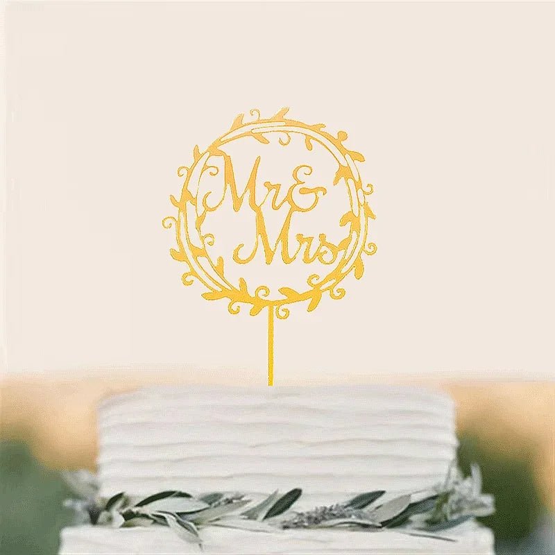 Acrylic Wedding Cake Topper Set - I'm Getting Married