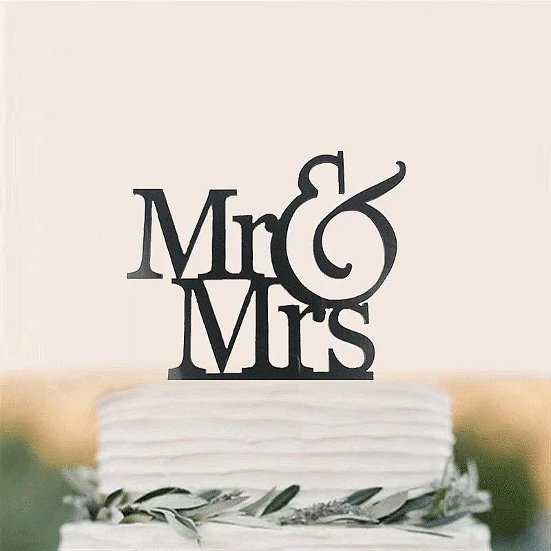 Acrylic Wedding Cake Topper Set - I'm Getting Married