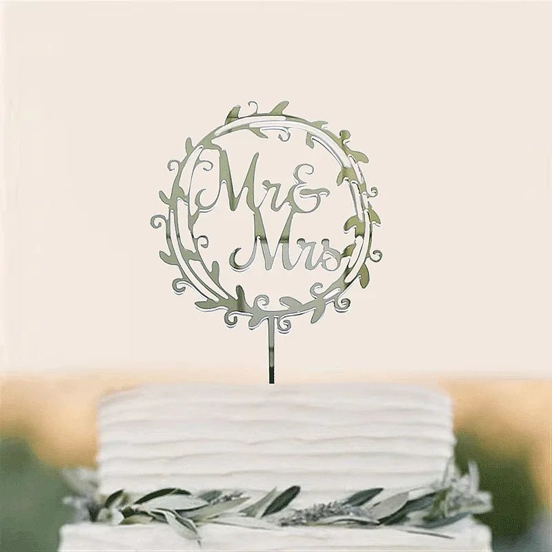 Acrylic Wedding Cake Topper Set - I'm Getting Married
