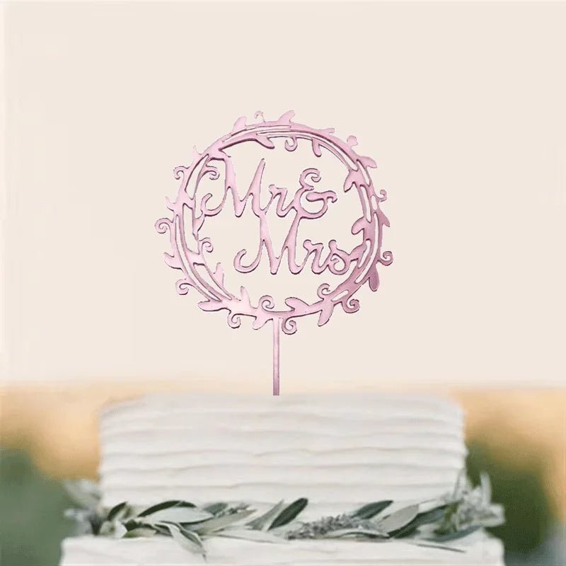 Acrylic Wedding Cake Topper Set - I'm Getting Married