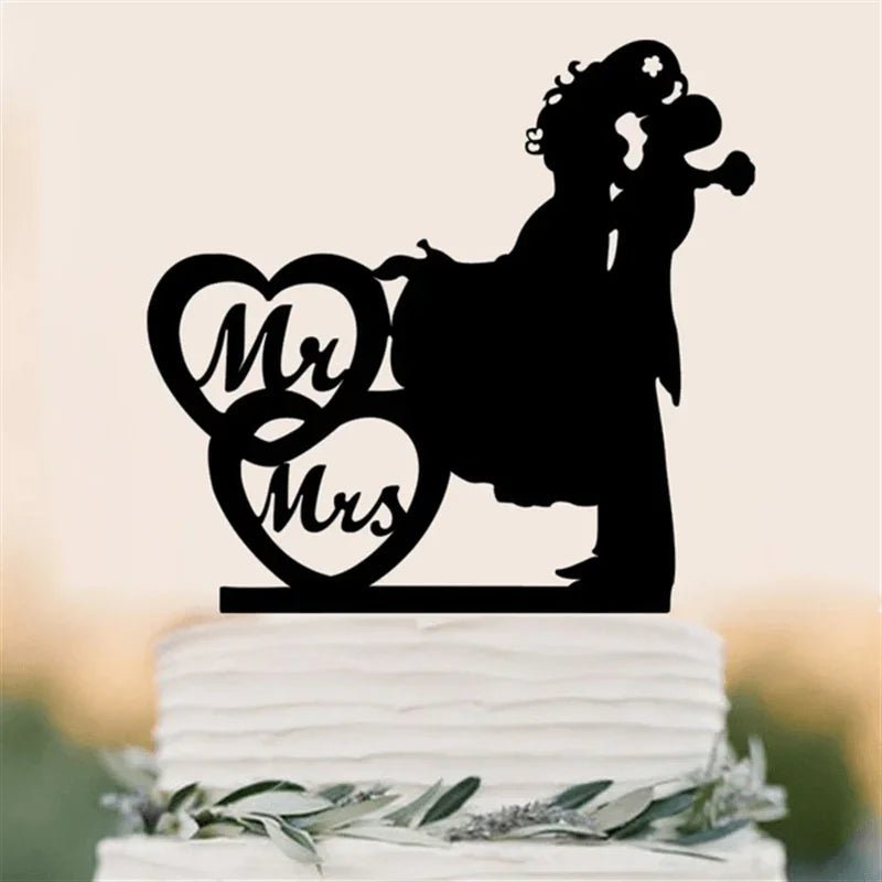 Acrylic Wedding Cake Topper Set - I'm Getting Married