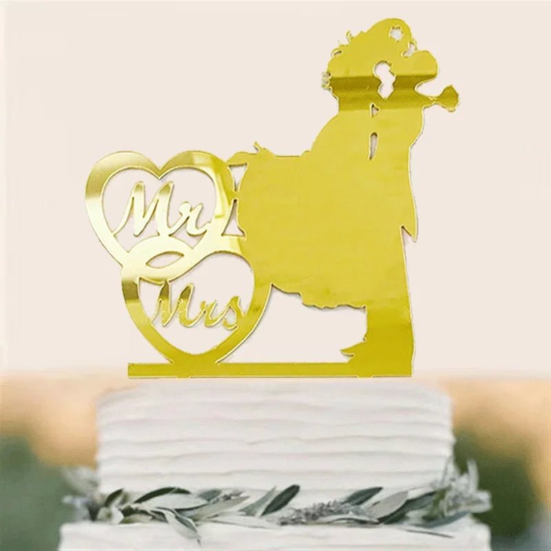 Acrylic Wedding Cake Topper Set - I'm Getting Married