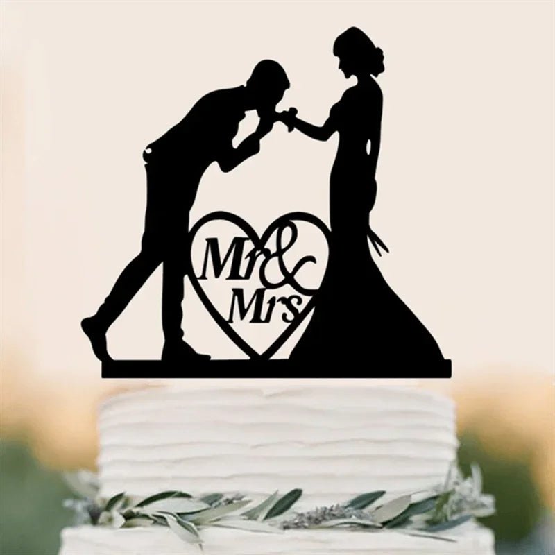 Acrylic Wedding Cake Topper Set I'm Getting Married.