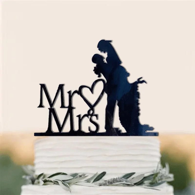 Acrylic Wedding Cake Topper Set - I'm Getting Married