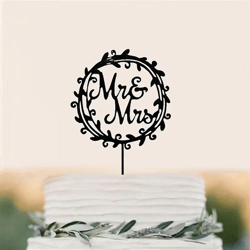 Acrylic Wedding Cake Topper Set - I'm Getting Married