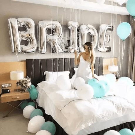 BRIDE Letters Foil Balloon I'm Getting Married.