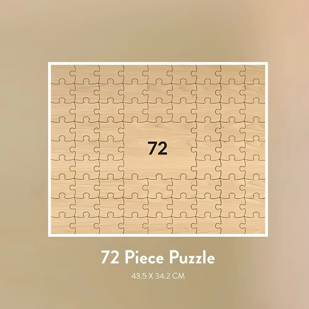 Personalised Wooden Puzzle Guest Book I'm Getting Married.