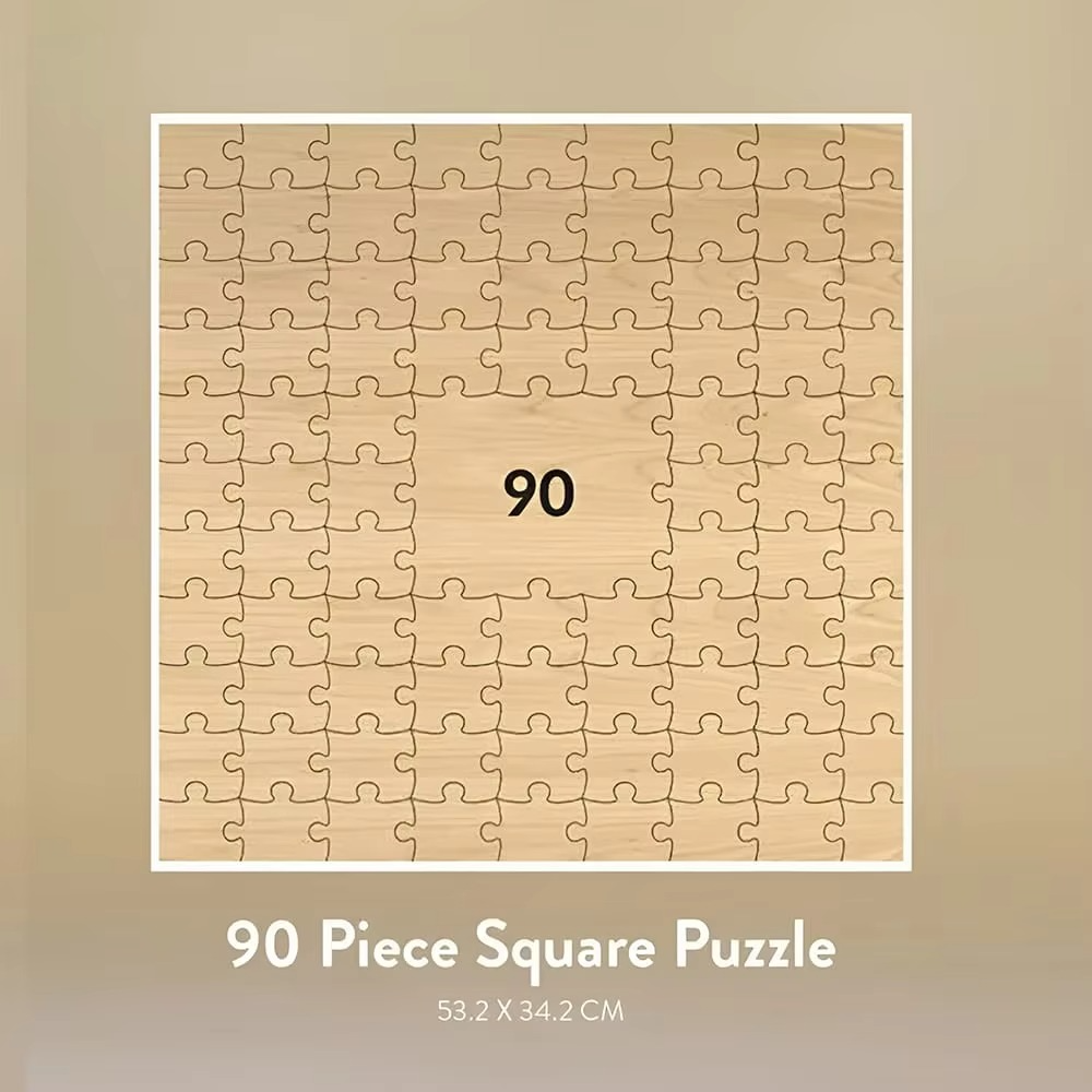 Personalised Wooden Puzzle Guest Book I'm Getting Married.