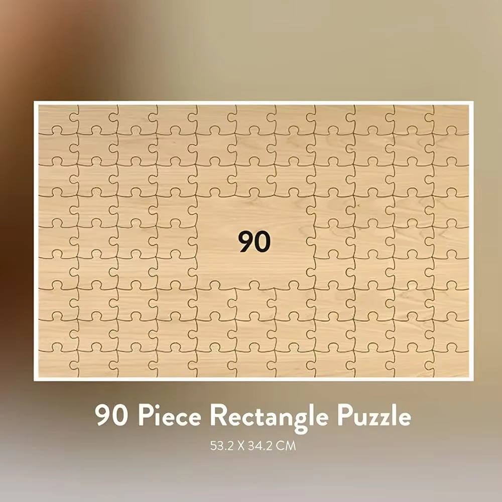 Personalised Wooden Puzzle Guest Book I'm Getting Married.