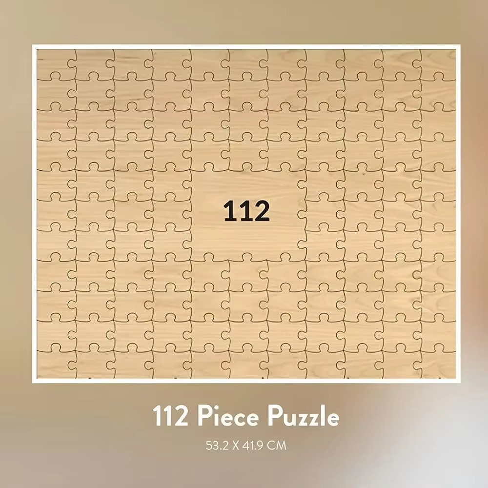 Personalised Wooden Puzzle Guest Book I'm Getting Married.