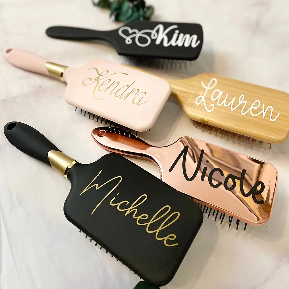 Personalised Bridal Party Hairbrush I'm Getting Married.