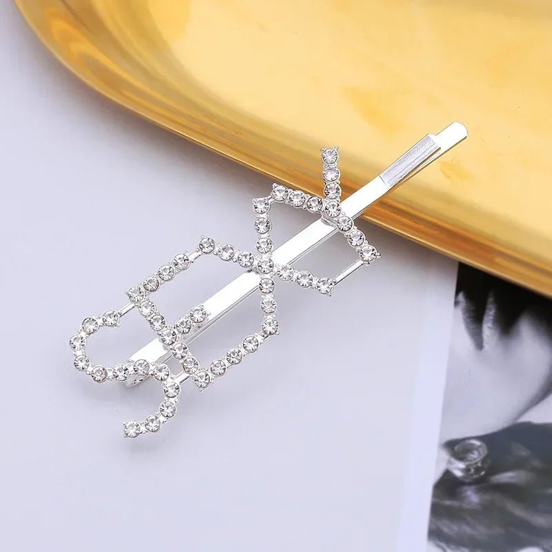 Glitter Rhinestone Bride-to-Be Hair Clip I'm Getting Married.