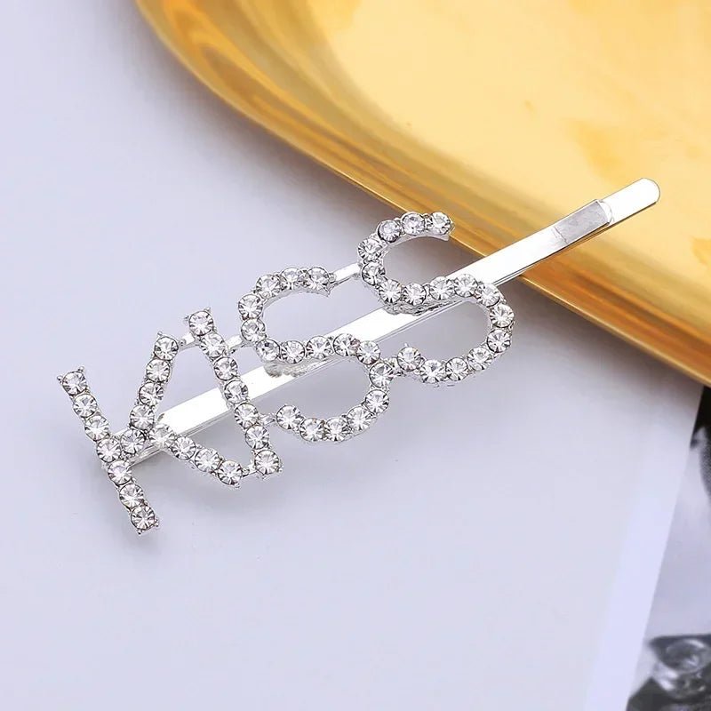 Glitter Rhinestone Bride-to-Be Hair Clip I'm Getting Married.