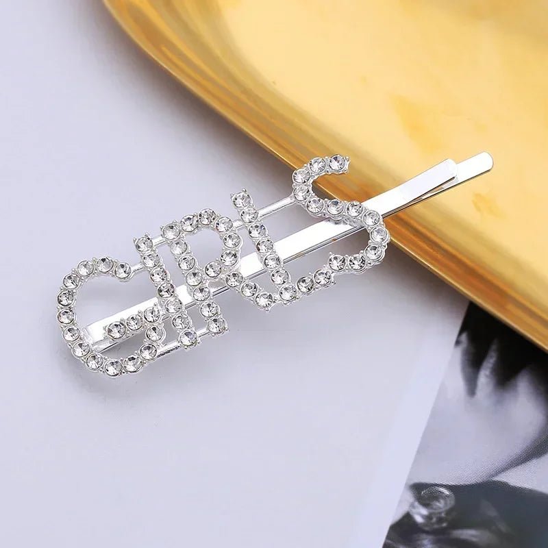 Glitter Rhinestone Bride-to-Be Hair Clip I'm Getting Married.