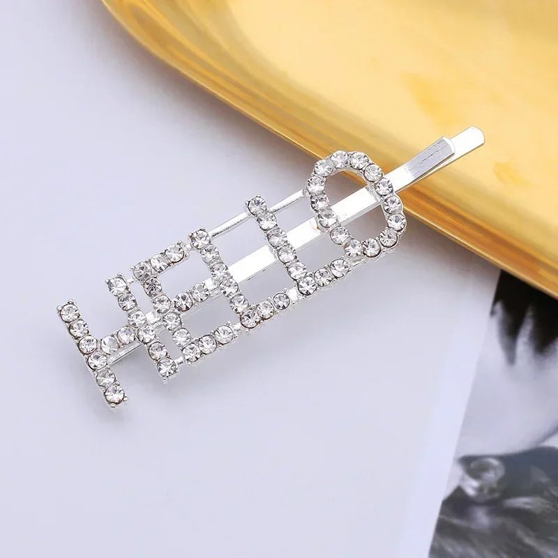 Glitter Rhinestone Bride-to-Be Hair Clip I'm Getting Married.