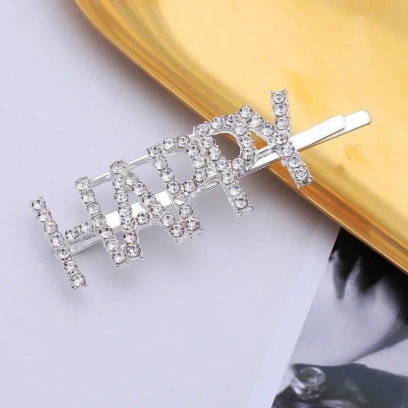 Glitter Rhinestone Bride-to-Be Hair Clip I'm Getting Married.