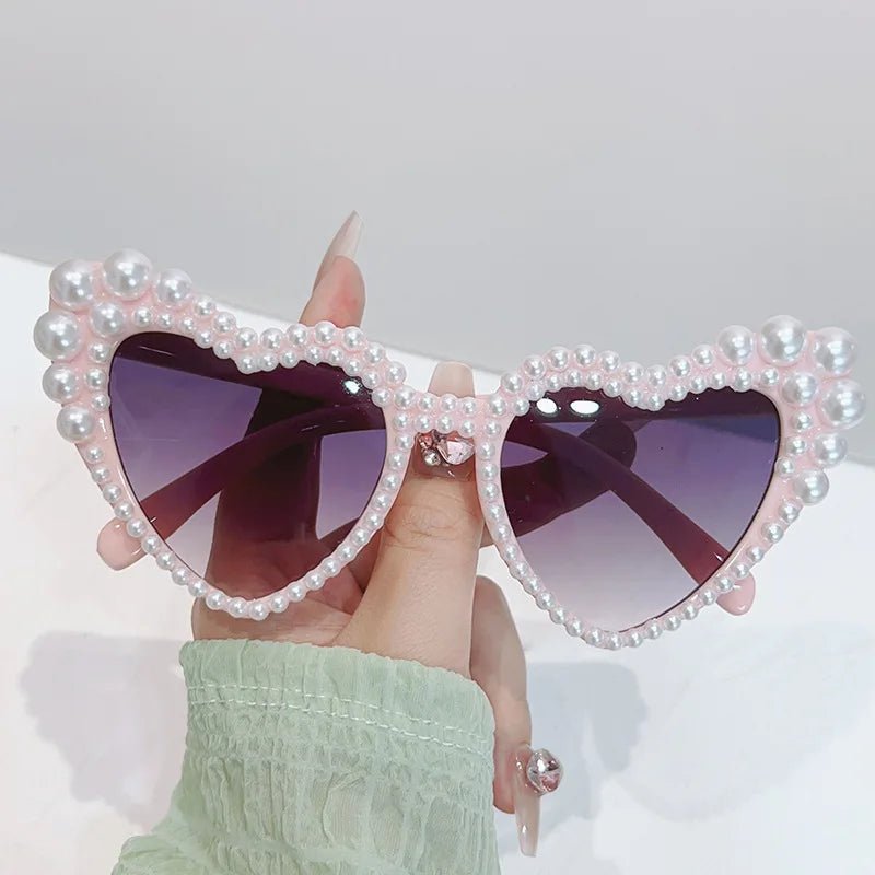 Heart-Shaped Pearl Sunglasses I'm Getting Married.