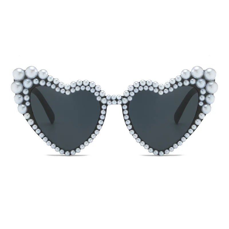 Heart-Shaped Pearl Sunglasses I'm Getting Married.