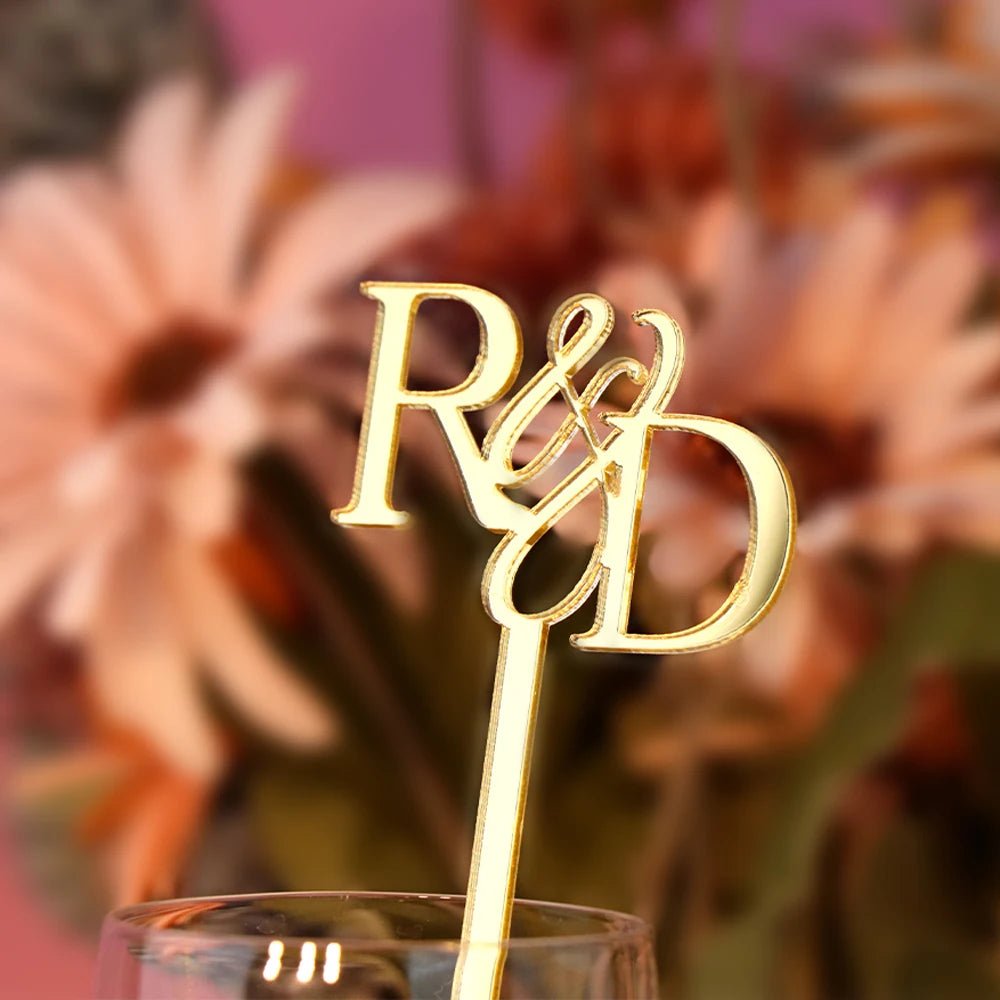 Personalised Acrylic Wedding Drink Stirrers - 50qty I'm Getting Married.