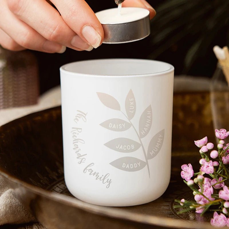 Personalised Glass Candle Tealight Holder I'm Getting Married.