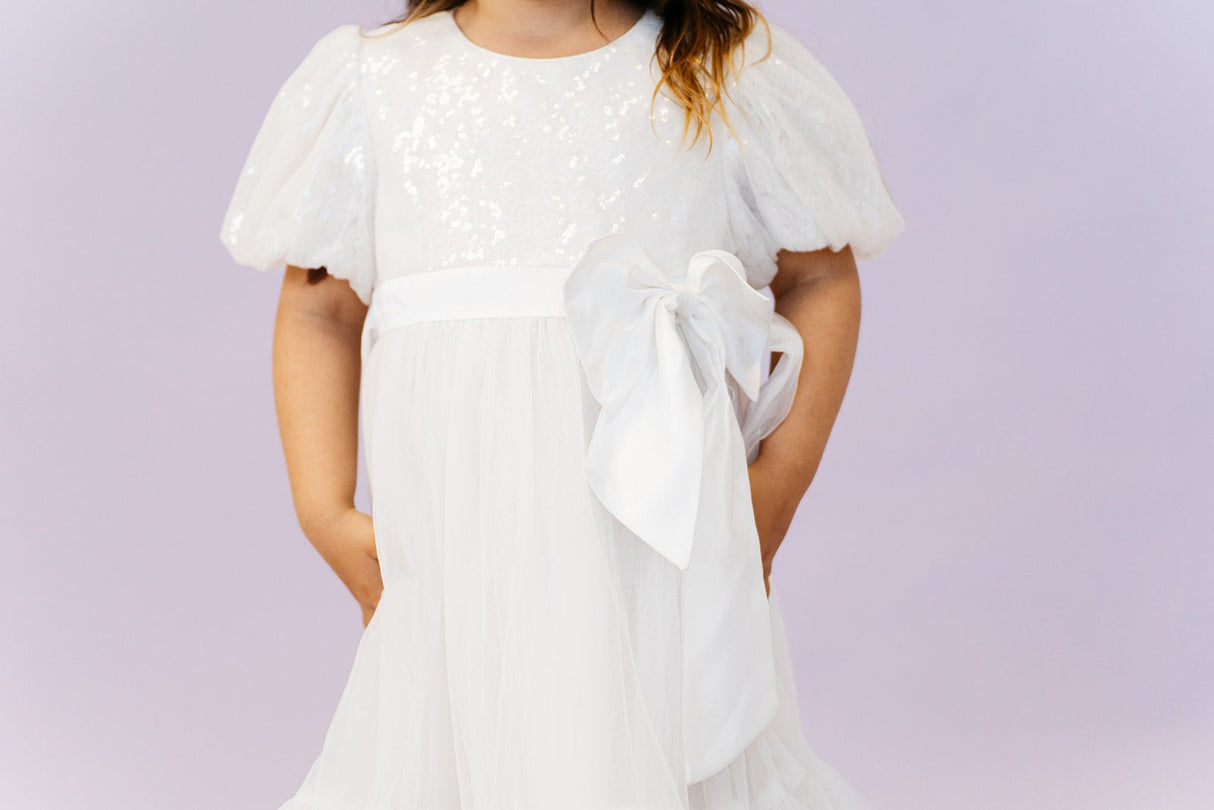 Ribbon Rue Flower Girl Dress I'm Getting Married.