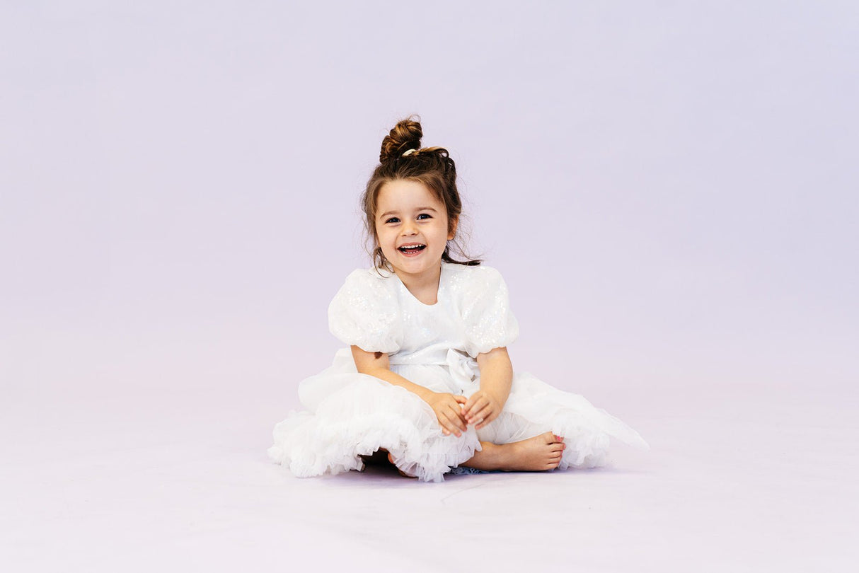 Ribbon Rue Flower Girl Dress I'm Getting Married.