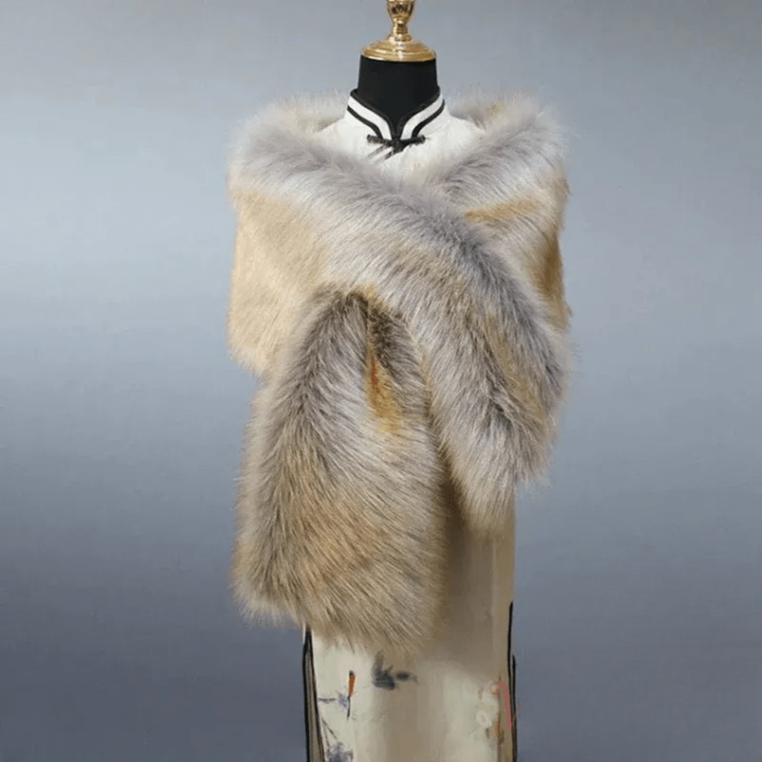 Wedding Faux Fur Cape for the Winter Weddings I'm Getting Married.