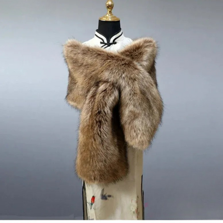 Wedding Faux Fur Cape for the Winter Weddings I'm Getting Married.