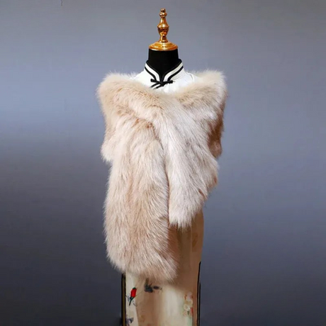 Wedding Faux Fur Cape for the Winter Weddings I'm Getting Married.