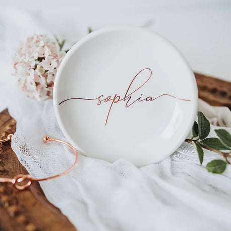 Personalised Wedding Jewellery Ring Bowl I'm Getting Married.