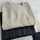 “Wifey & Hubby” Sweatshirt I'm Getting Married.