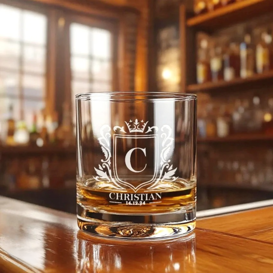 Personalised Groomsmen Whiskey Glass I'm Getting Married.