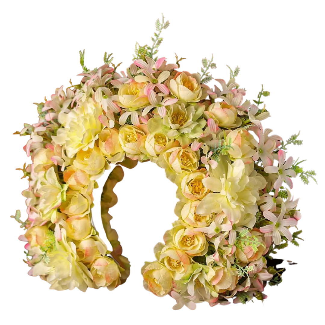 Ethereal Floral Wreath Crown – Bridal & Wedding Hair Accessory I'm Getting Married.