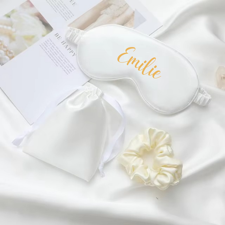 Personalised Satin Silk Eye Mask I'm Getting Married.