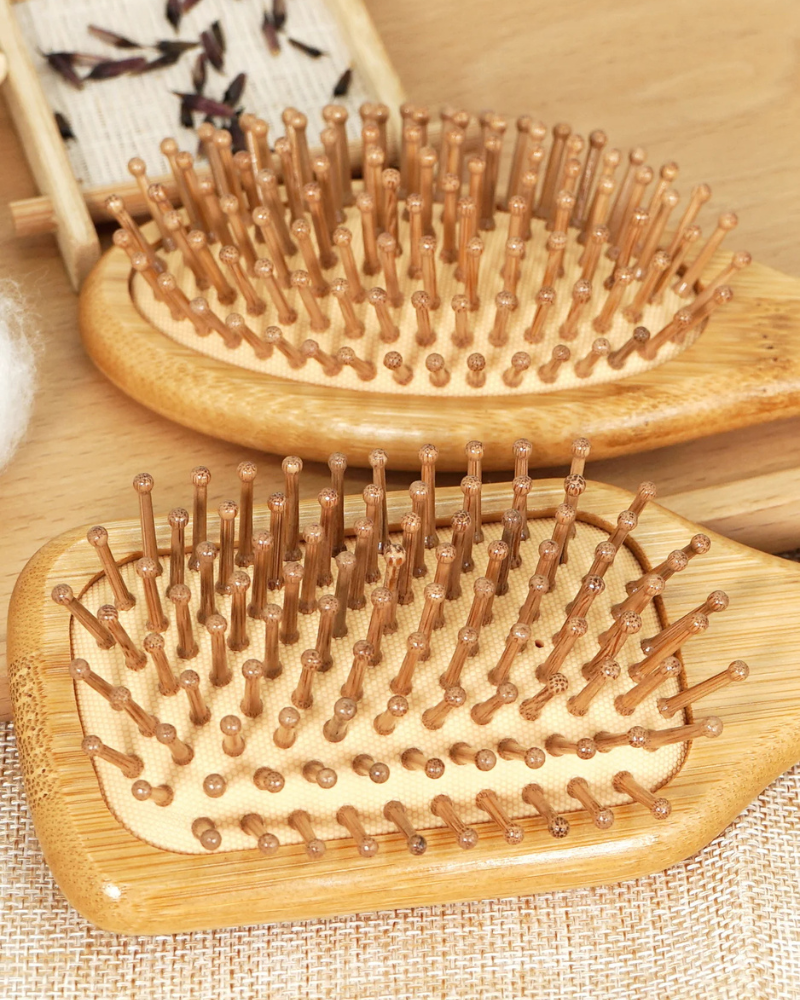 Personalised Wooden Hair Brush - Bridesmaid Wedding Day Gift