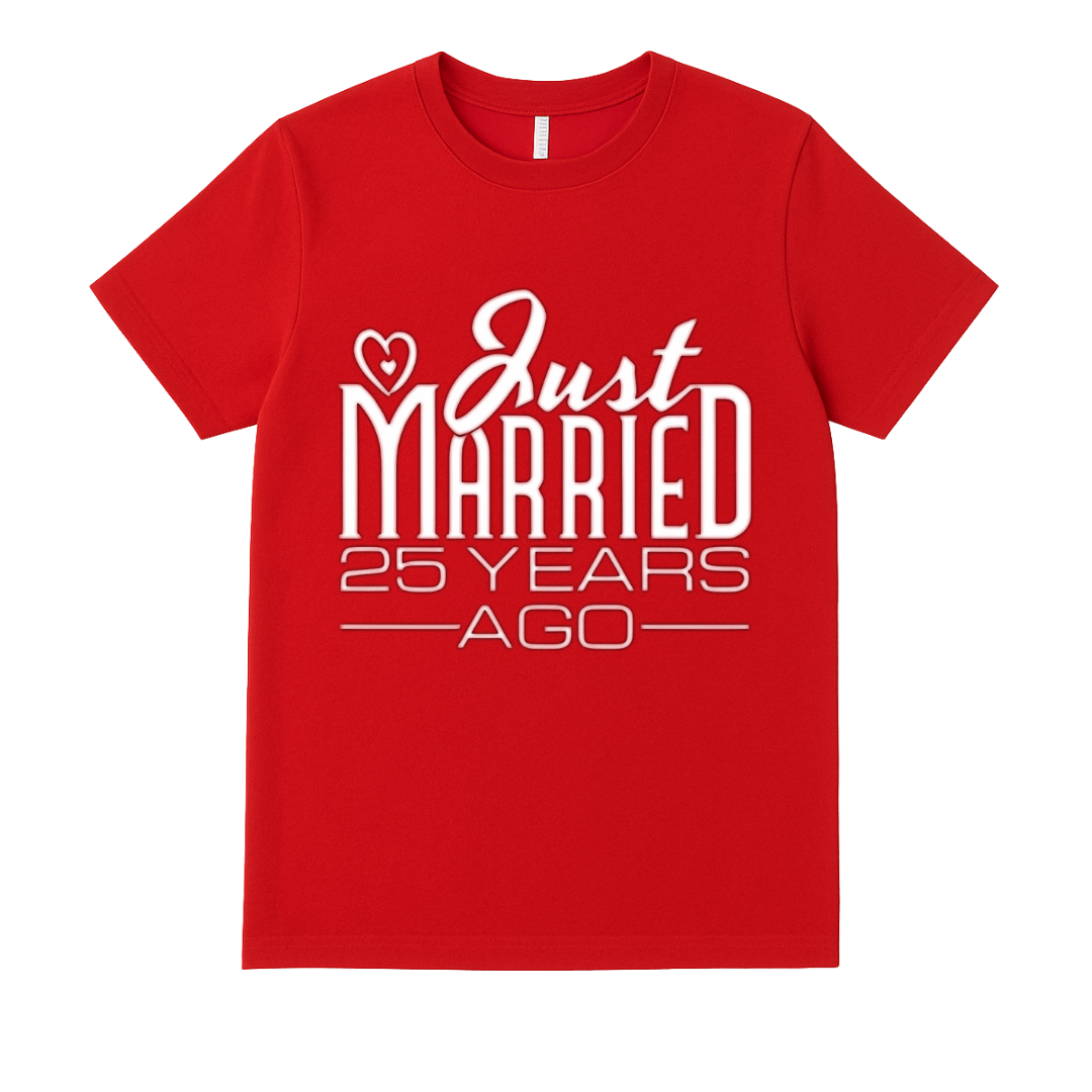Just Married 25 Years Ago - Anniversary Shirt I'm Getting Married.