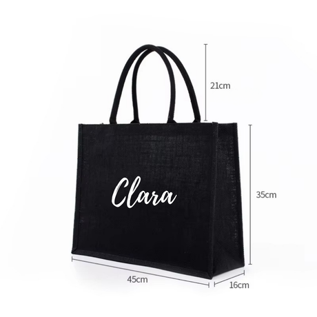 Canvas Bridesmaid Personalised Tote Bag