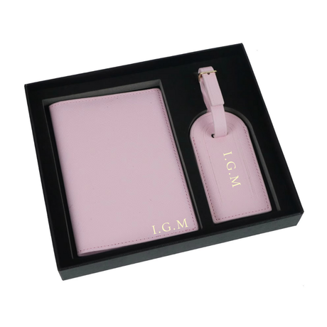 Personalised Initials Passport Cover & Luggage Tag I'm Getting Married.