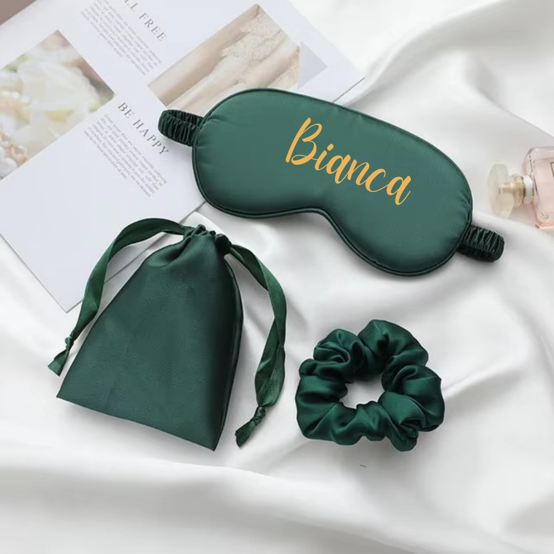 Personalised Satin Silk Eye Mask I'm Getting Married.