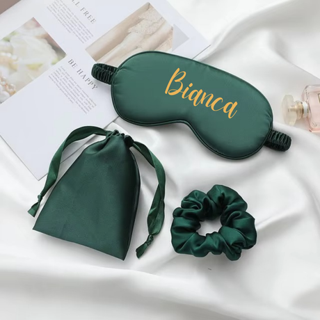 Personalised Satin Silk Eye Mask I'm Getting Married.