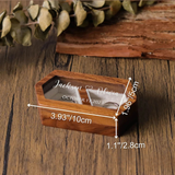 Personalised Walnut Wooden Ring Box I'm Getting Married.